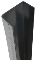 Wickes  DuraPost Steel Fence Post U Channel Anthracite Grey - 56mm x