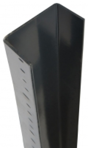 DuraPost Steel Fence Post U Channel Anthracite Grey - 56mm x