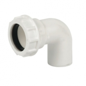 FloPlast WC26 Unicom Compression Waste 90 Deg Conversion Ben