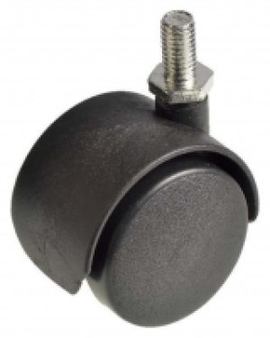 Wickes Twin Castor Wheel Bolt Fix - 40mm Pack of 4