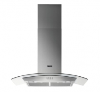 Zanussi 90cm Chimney Hood with Curved Glass ZHC92352X