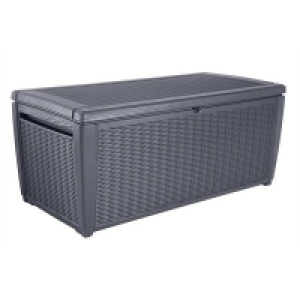 Homebase Yes Keter Sumatra Rattan Effect Outdoor Garden Storage Box 511L 