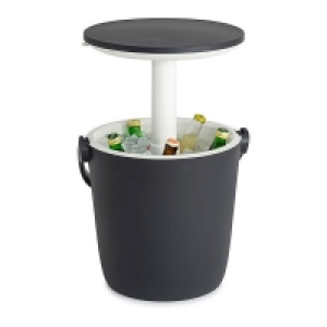 Yes Keter GoBar Outdoor Ice Cooler Table Garden Furniture - Dark