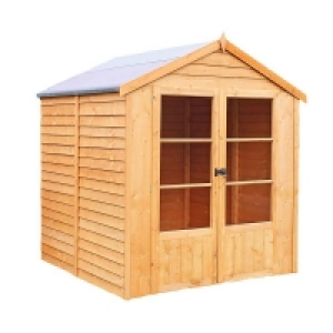Not Included Shire 6 x 6ft Oatland Double Door Summerhouse - Including In