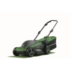 35l Powerbase 1400W Electric Lawn Mower - 34cm