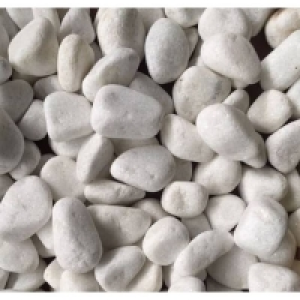 White Coloured Stone White Ice Pot Toppers - Handy Pack - 5kg