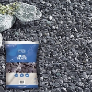 Blue Coloured Slate Chips Stylish Stone Blue Slate 20mm - Midi Pack - 9kg