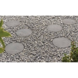 Concrete Stylish Stone 300mm Graphite Stepping Stone