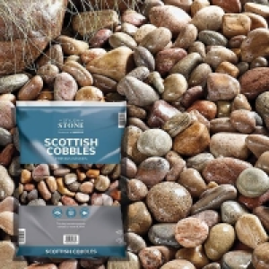 Premium Cobbles Stylish Stone Premium Scottish Cobbles - Large Pack - 19kg