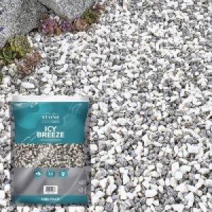 Dolomite & Quartz Stylish Stone Icy Breeze - Midi Pack - 9kg