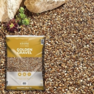 Golden Stone Stylish Stone Golden Gravel - Large Pack - 19kg