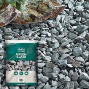 Slate Chips Stylish Stone Green Slate 20mm - Midi Pack - 9kg