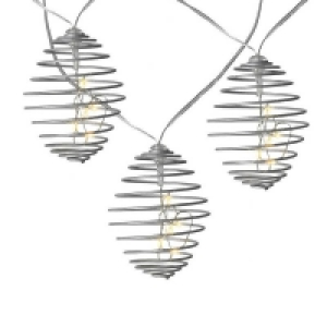 20cm 10 Solar Spiral String lights