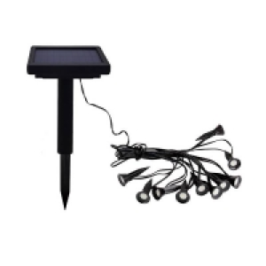 Plastic 10 Solar Ground Spike Lights