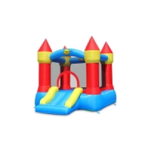 Self Assembly Required Happy Hop Bouncy Castle With Slide And Hoop
