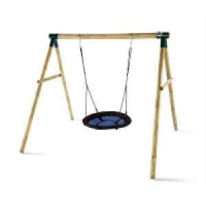 Self Assembly Required Plum Spider Monkey Wooden Swing Set