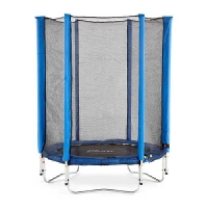 Self Assembly Required Plum 4.5ft Junior Trampoline & Enclosure - Blue