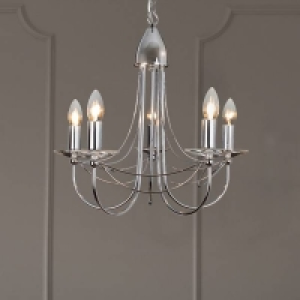 Hendrix 5 Light Glass Pendant