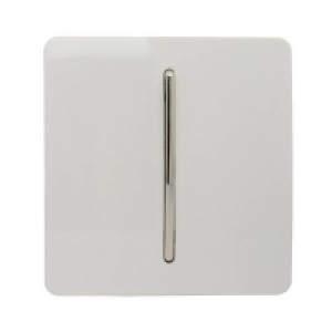 Homebase Plastic Trendi Switch 1 Gang 2 Way 10 Amp Rocker Light Switch in Scr