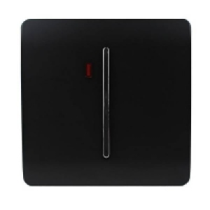 Plastic Trendi Switch 45 amp Neon Insert Cooker Switch in Screwless