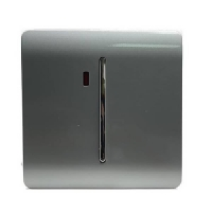 Plastic Trendi Switch 45 amp Neon Insert Cooker Switch in Screwless