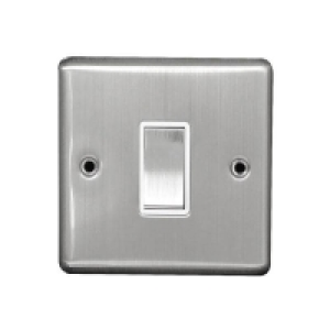 Urea, Stainless Steel Arlec Metal Screwed 10 Amp 1 Gang 2 Way Switch Stainless Ste