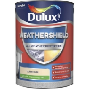 Homebase Weathershield Dulux Weathershield All Weather Smooth Masonry Paint - Butte