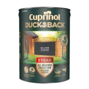 Homebase Cuprinol Cuprinol 5 Year Ducksback - Silver Copse - 5L