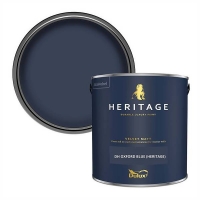 Homebase Dulux Heritage Dulux Heritage Matt Emulsion Paint -DH Oxford Blue - 2.5L