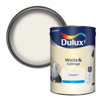 Homebase Water Based Dulux Timeless - Matt Emulsion Paint - 5L