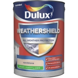 Homebase Weathershield Dulux Weathershield All Weather Smooth Masonry Paint - Sands