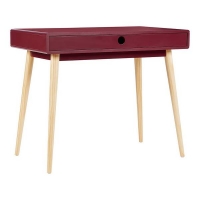 Homebase Self Assembly Required House Beautiful Mateo Plum Desk - Small