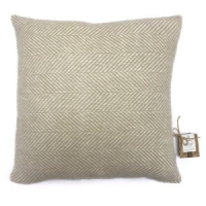 Cover 100% Pure New Woolcushion P Country Living Wool Herringbone Cushion - 50x50cm - Ash Rose