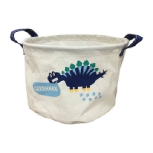 (h)19 X (w)26 X (d)26cm Fabric Toy Storage Basket - Dinosaurs