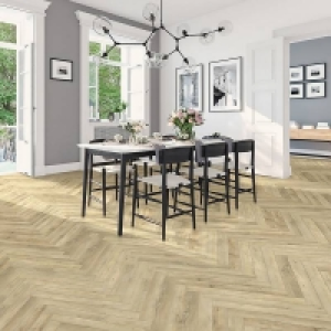 Homebase Spc Kraus Herringbone Luxury Vinyl Floor Tile Sample - Wistow Oa