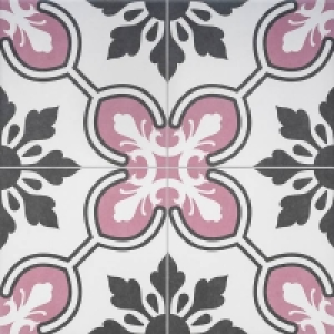 Fiore Blush / Grey Pre-scored Porcelain Wall & Floor Tile 45