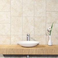 Homebase Ceramic Venice Beige Ceramic Wall Tile 250 x 400mm