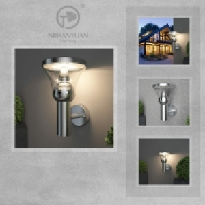NBHANYUAN Lighting Nina Outdoor LED Wall Light - Brushed Sta £16.99
