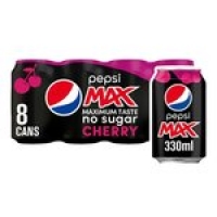 Morrisons  Pepsi Max Cherry Cans