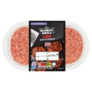 Morrisons 4 British Beef Quarter Pounders