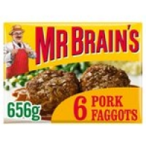 Mr Brains 6 Pork Faggots £1.80