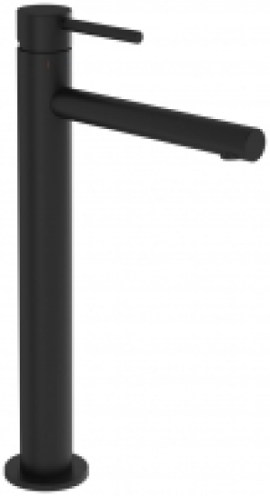 Wickes  Vitra Origin Tall Neck Mono Basin Mixer Tap - Matt Black