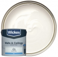 Wickes  Wickes Victorian White - No.125 Vinyl Matt Emulsion Paint - 