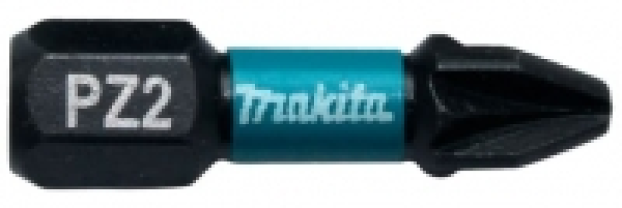 Makita B-63753 Impact Black Screwdriver Bit PZ2 - 50mm - Pac