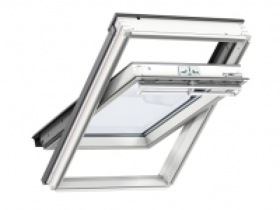 VELUX White Polyurethane Centre Pivot Roof Window - 1140 x 1