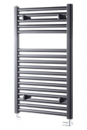 Wickes Pisa Anthracite Towel Radiator - 800 x 500mm