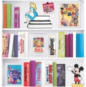 Disney Bookshelf Wallpaper 10m