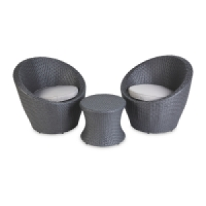 Anthracite & Grey Rattan Bistro Set £69.99