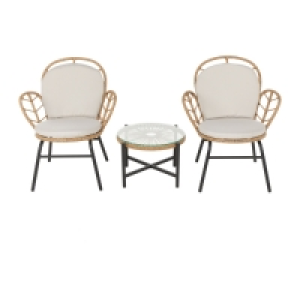 Gardenline Petal Rattan Bistro Set £129.99