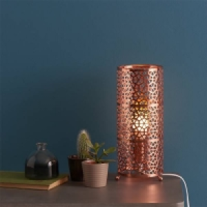 Pandora Metal Table Lamp - Rose